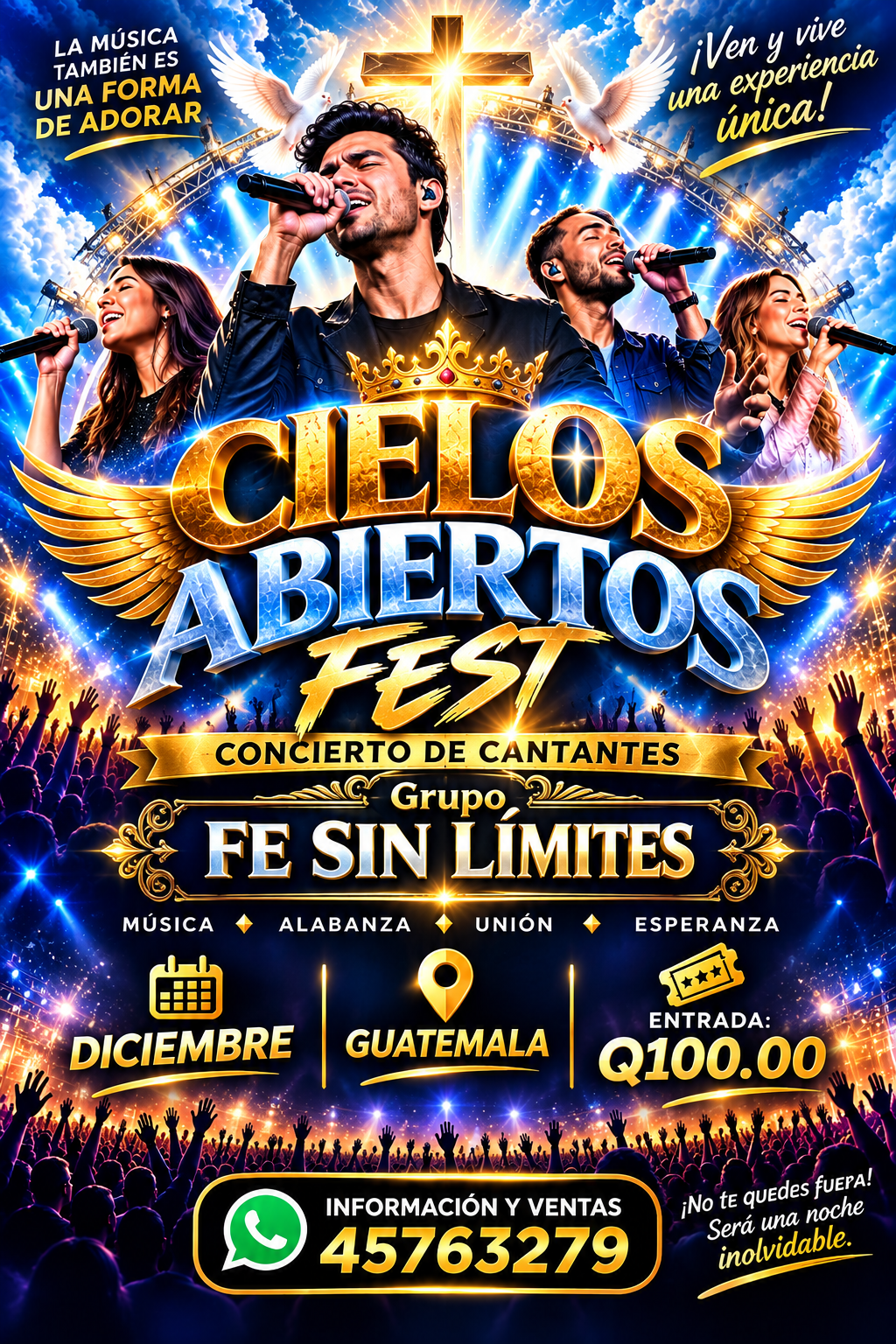 Afiche promocional de Cielos Abiertos Fest